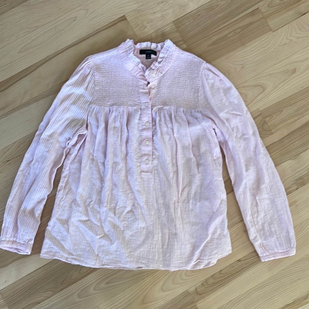 JCrew Reimagined Gauze Garden Top S